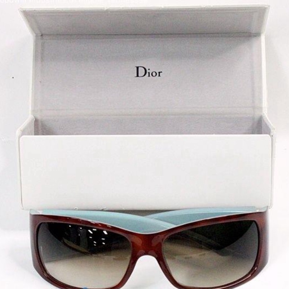 Christian Dior D1 Sunglasses Tortie/Aqua